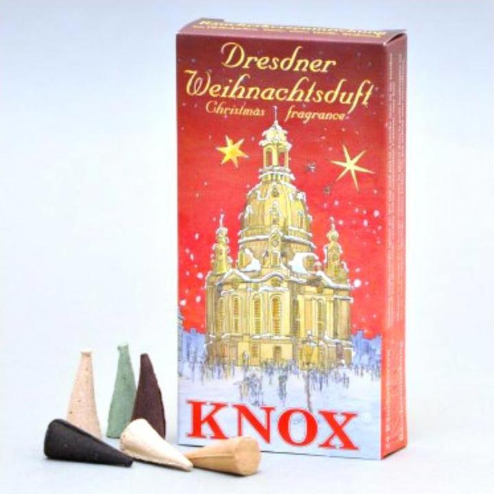 Produktbild Knox Dresdner Weihnachtsduft, rot - 24 Stk. gemischt