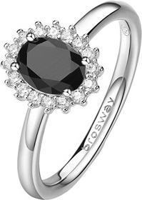 Brosway Elegant silver ring Fancy Mystery Black FMB75 - Circuit: 50 mm (50)