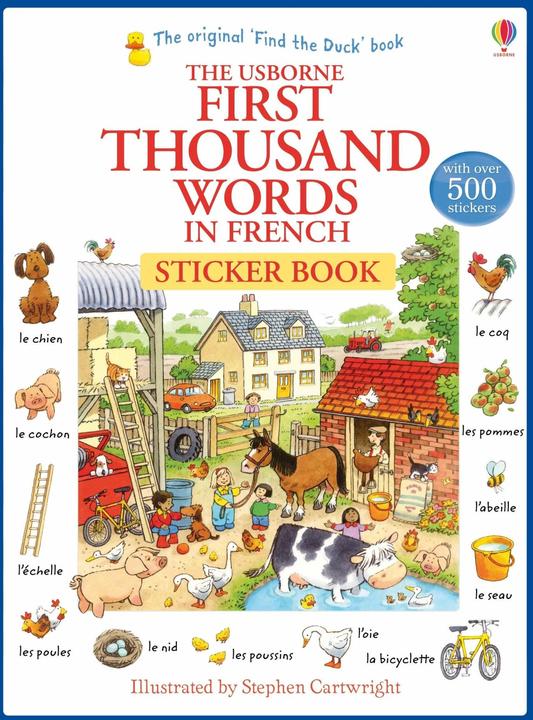 Produktbild The Usborne First Thousand Words in French Sticker Book