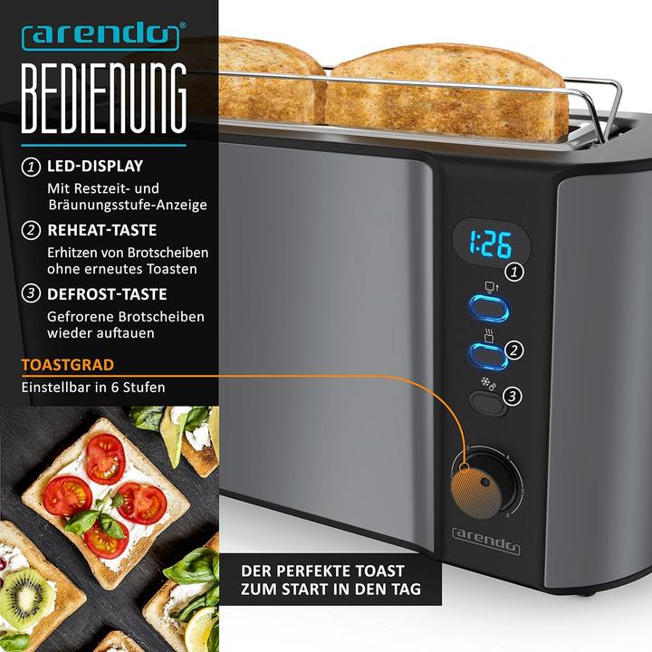 Produktbild Arendo Wasserkocher-Toaster-Eierkocher-Set (1.50 l)