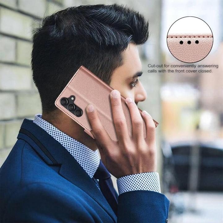 Produktbild Binfen Color Galaxy A56 - BINFEN Leder Etui Hülle mit RFID Blocker (Samsung Galaxy A56)