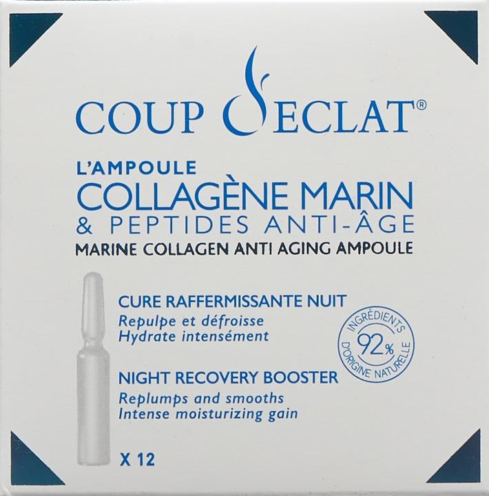 Actual product image Coup d‘Eclat Meereskollagen und Anti-Aging-Peptide Ampullen (12 ml)