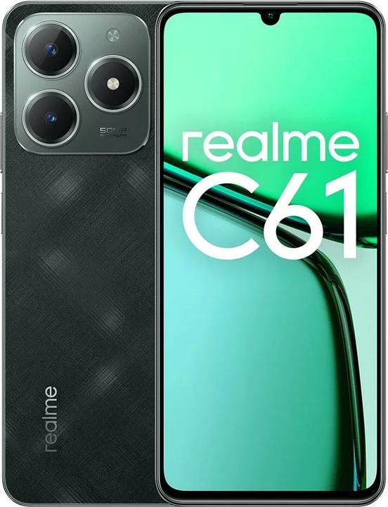Produktbild realme C61 6Gb 128Gb 6.7' Dual Sim (128 GB, Green, 6.74", 4G)