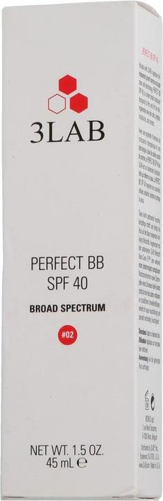 Actual product image 3Lab Perfect BB Cream Sun Protection Factor 40 No 02 (02 Medium)
