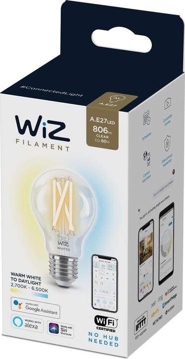 Produktbild WiZ Filament (E27, 6.70 W, 806 lm, 1 x, E)