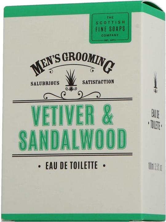 Scottish Fine Soaps Men's Grooming Vetiver & Sandalwood (Eau de Toilette, 100 ml)