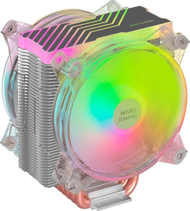 Produktbild Mars Gaming Ventilateur Pour Processeur Mcpu66 RGB (Transparent) (102 mm)