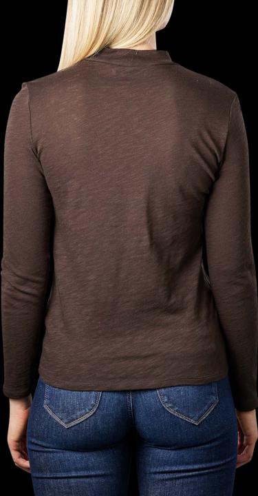 Immagine prodotto Marc O'Polo T-Shirt a manica lunga collo alto noce profondo (XL)
