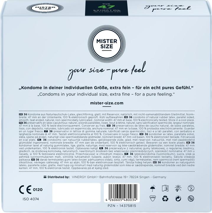 Image du produit Mister Size 47 (36 pcs)