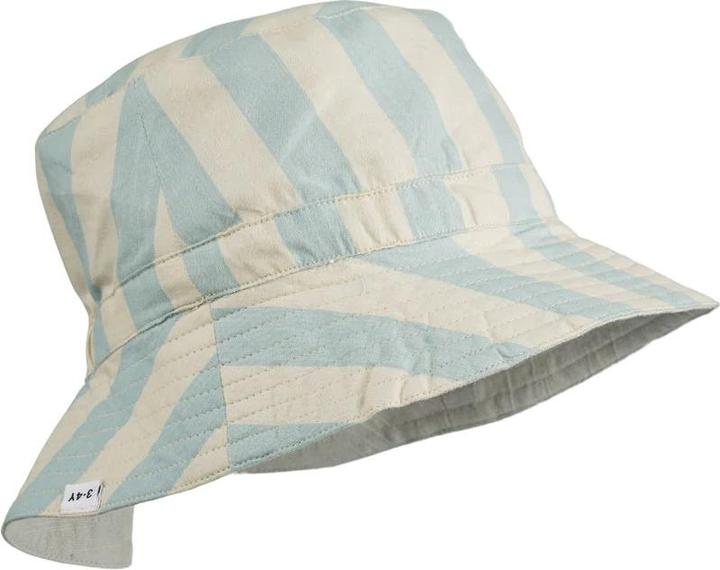 Liewood Wende Sonnenhut Sander Stripe Sea Blue Sandy (122)