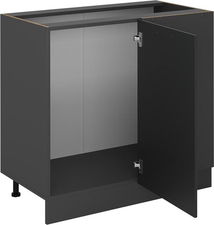 Produktbild Vicco Eckunterschrank R-Line, Anthrazit Landhaus/Anthrazit, 86 cm AP Marmor