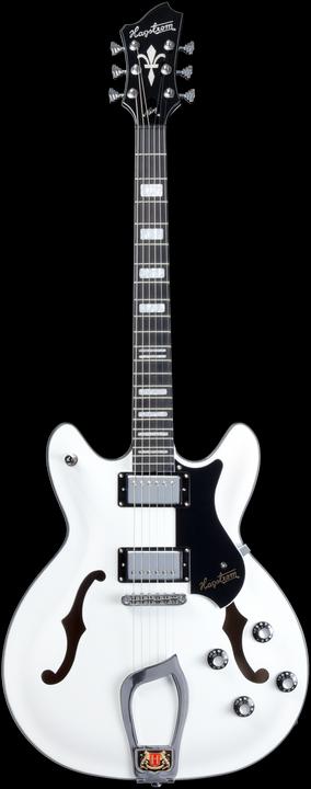 Actual product image Hagstrom Electric Guitar, Viking, White (Electric guitar, Maple)