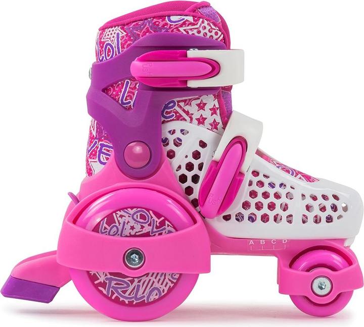 Actual product image Sfr Quad skates Stomper Adjustable Children'S Pink/White 2023 (28, 29, 30, 31, 32)