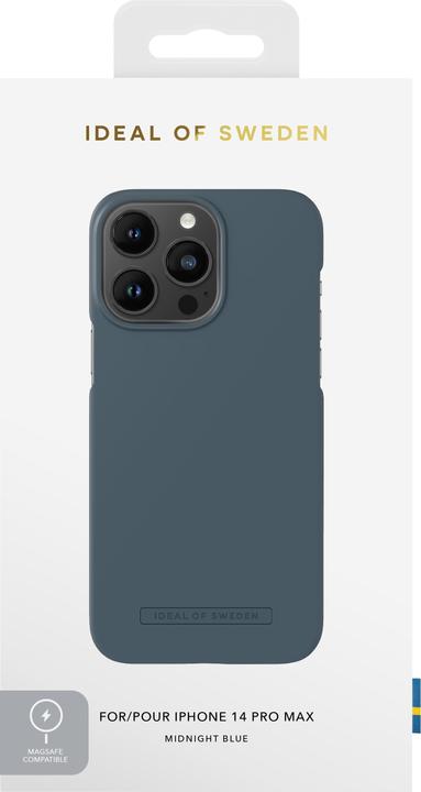 Image du produit iDeal Of Sweden Couverture rigide design avec MAGSAFE Midnight Blue (Apple iPhone 14 Pro Max)
