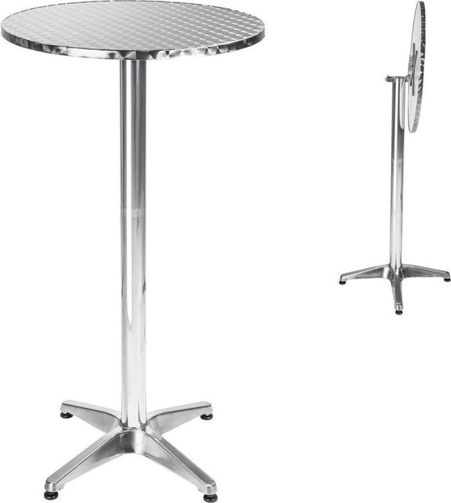 tectake Tavolo bistrot (Ø 60 x 114 cm)