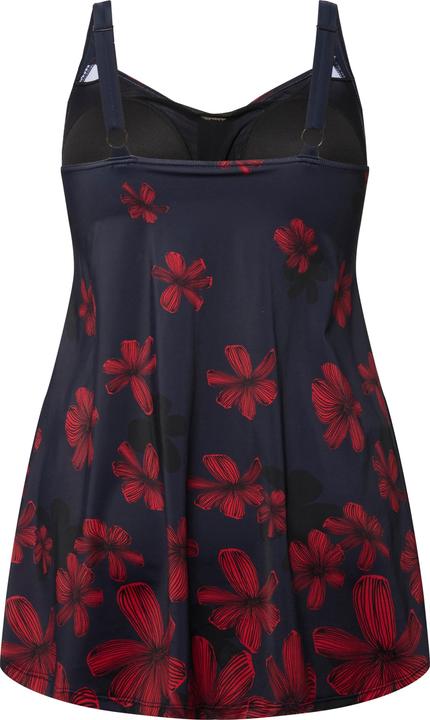 Produktbild Ulla Popken Badekleid, Blüten, Softcups, Träger verstellbar (46)