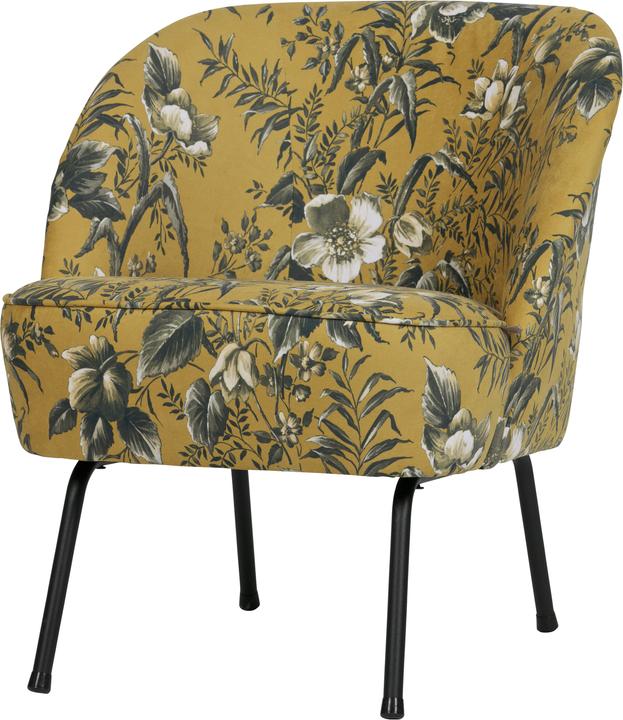 Productafbeelding BePureHome Leunstoel Vogue Velvet Poppy Mustard