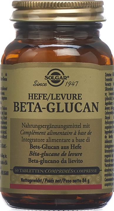 Actual product image Solgar Yeast Beta-Glucan (new) Tabl (60 Piece, Pills, 235 g)