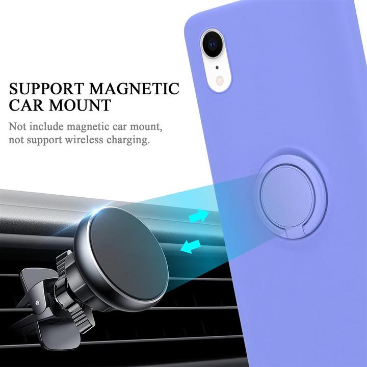 Actual product image Cadorabo TPU Liquid Ring Silicone Case Cover (Apple iPhone XR)