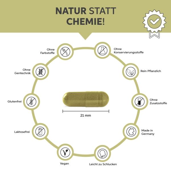 Produktbild Eltabia Bio Kurkuma Gerstengras Kapseln 100 (100 Stück, Kapseln)