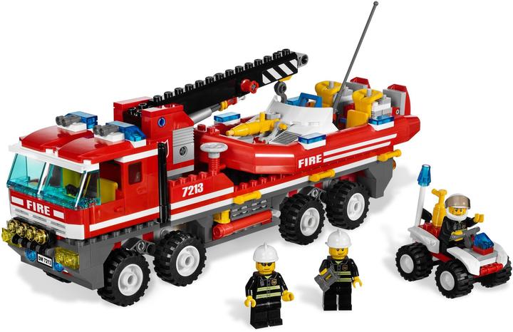 Produktbild LEGO City Feuerwehr-Truck mit Löschboot (7213, LEGO City)