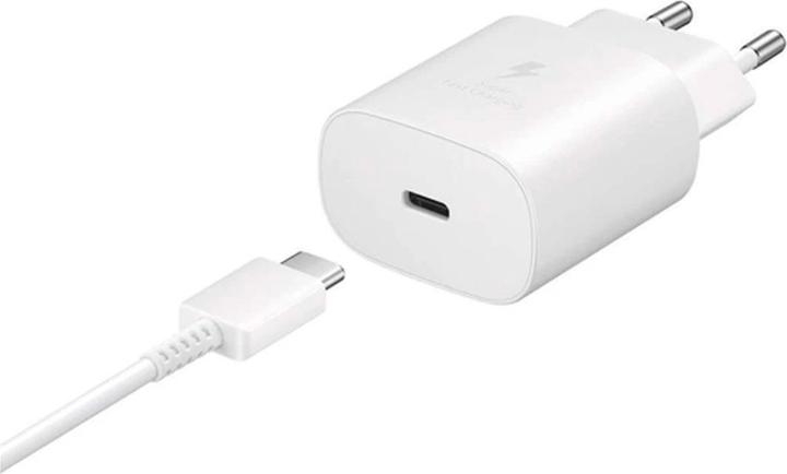 Actual product image Samsung Quick charge adapter with cable (25 W)