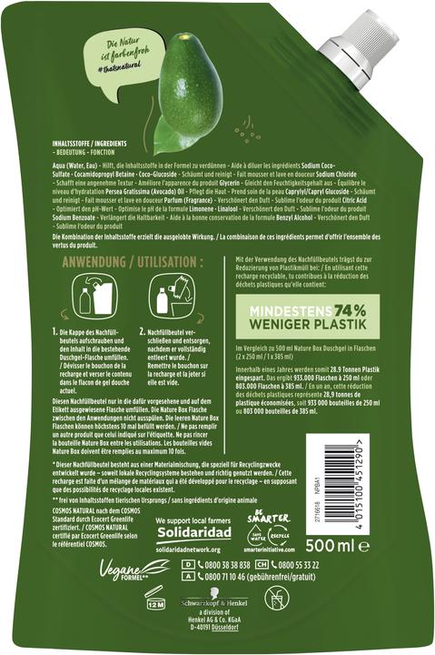 Produktbild Nature Box Caring Shower Gel (500 ml)