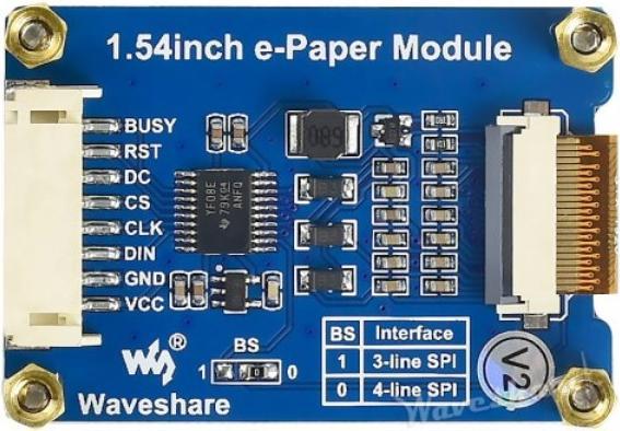 Produktbild WaveShare 200x200 1.54inch Schwarz Weiss E-Ink Display