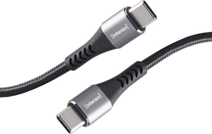 Image du produit Intenso C315C USB-C auf USB-C Kabel, 60W Schnellladen, 1,5 m, für iPhone, Samsung Galaxy, Macbook, L (1.50 m, USB 2.0, 60 W)