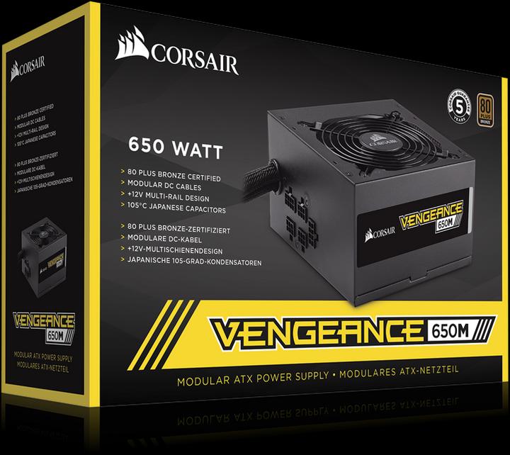 Produktbild Corsair Vengeance 650M (650 W)
