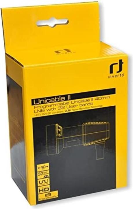 Immagine prodotto inverto Convertitore di segnale Unicable II (Quattro LNB, 40mm)