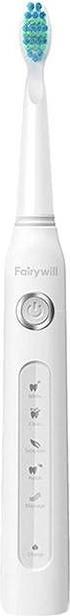 Image du produit Fairywill Brosse à dents sonique avec embout et fontaine à eau FW-507+FW-5020E (blanc) (Brosse à dents sonique)
