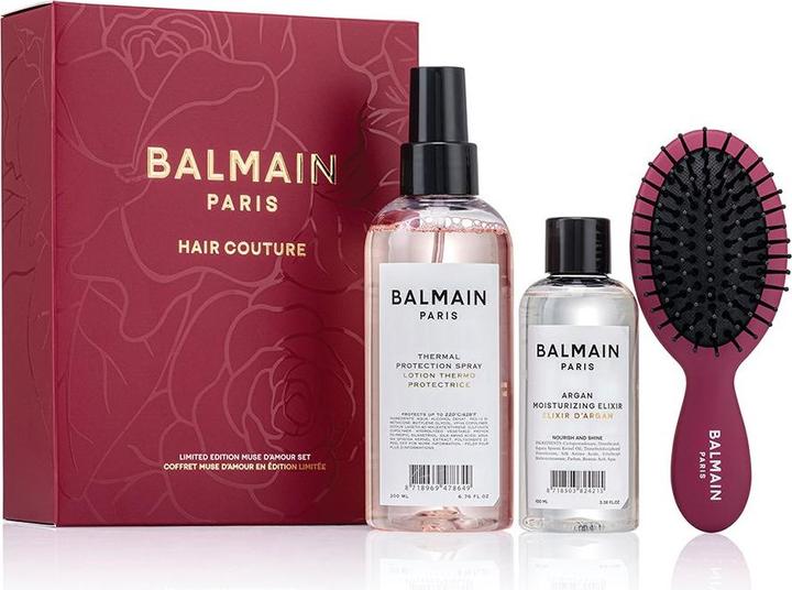 Balmain Hair - Limited Edition Muse D'Amour Set C1 25 - Velvet Burgundy (Velvet Burgundy)