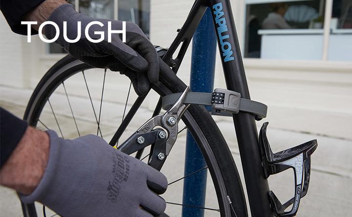 Actual product image Ottolock HEXBAND Steel & Kevlar Bike Lock Size US