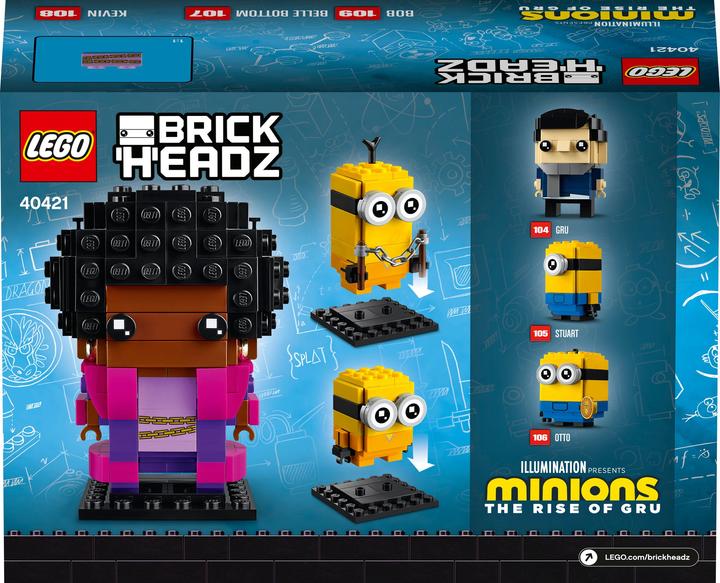 Produktbild LEGO Brick Headz - Belle Bottom, Kevin & Bob (40421, LEGO Brickheadz)