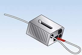 Actual product image Fischer FIS 044559 Wireclip WIC 2 VE20 (Plastic cable ties, 30000 mm, 20 pcs.)