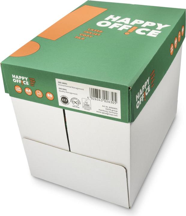 Actual product image Happy Office Copy paper (80 g/m², 2500 x, A4)