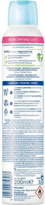 Nutritional values and ingredients NIVEA Fresh Revive (200 ml, Dry shampoo)