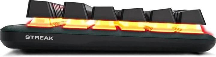 Actual product image Fnatic miniSTREAK TKL Keyboard, MX SILENT RGB RED, black - Nordic (Cable)