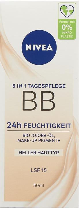 Produktbild NIVEA 5in1 Tagesplfege BB Hell LSF15