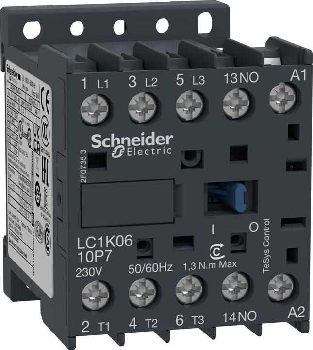 Image du produit Schneider Electric Contacteur de puissance 230VAC 4kW 9A