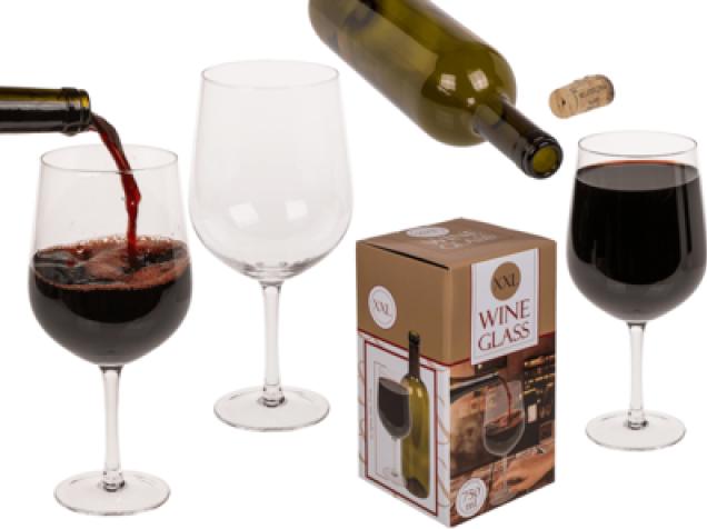 Actual product image Out of the blue XXL - Giant wine glass for 740ml (74 cl, 1 Glasses, White wine glasses)
