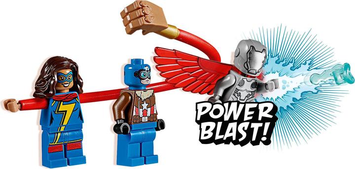 Actual product image LEGO Marvel Super Heroes Captain America: Jet plane (76076, LEGO Marvel)