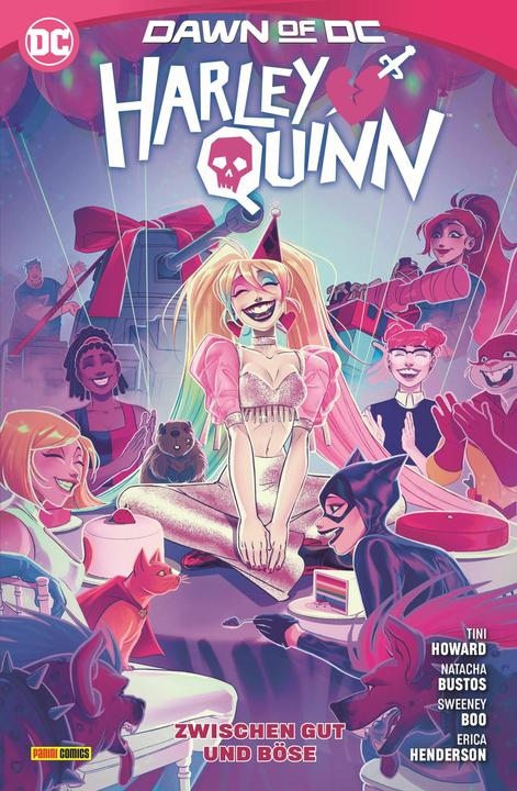Actual product image Panini Harley Quinn (German, Riccardo Fedrici, Marcial Toledano Vargas, Dani, Grace Ellis, Gretchen Felker-Martin, Hannah Templer, Sweeney Boo, Alexis Quasarano, Tini Howard, Joanne Starer, Brandt & Stein, Erica Henderson, Natacha Bustos, 2025)
