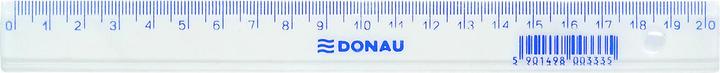 Donau Lineal 20cm, hängetasche, klar (215 mm)