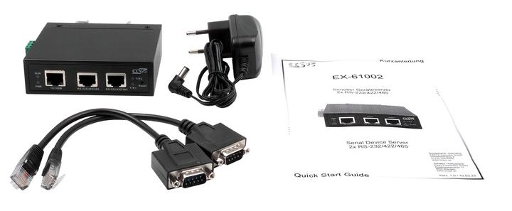 Produktbild Exsys Serial Device Server 2x RS232/422/485