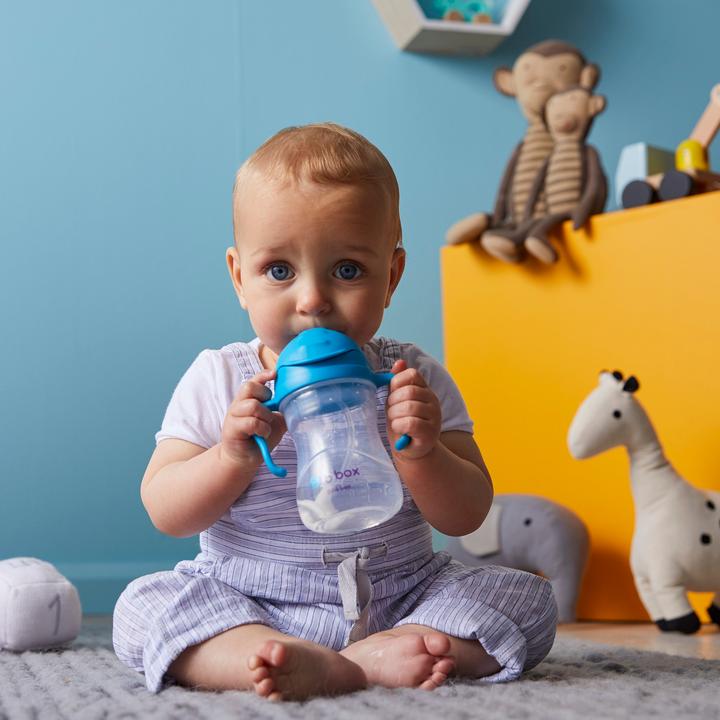 Actual product image B.Box Innovative Bottle with Straw Cobalt New 240 ml 6 months+ (240 ml)