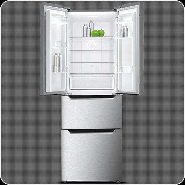 Actual product image Wolkenstein French Door Khlschrank FD351.4A++NFIX BxHxT 63.5 x 185.5 x 68.50 cm Khlteil 191 l Gef (320 l)