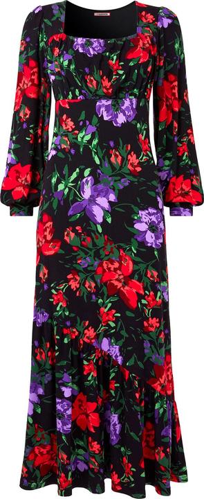 Joe Browns Balloon Sleeve Floral Jersey Dress (40)