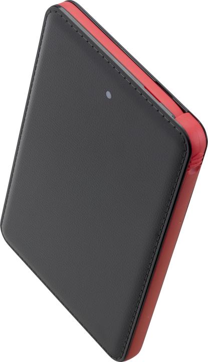 Actual product image Peter Jäckel Powerbank ULTRA THIN LED 5000mAh Black (5000 mAh)